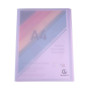 Porte-vues A4 60 vues Chrom. Pastel