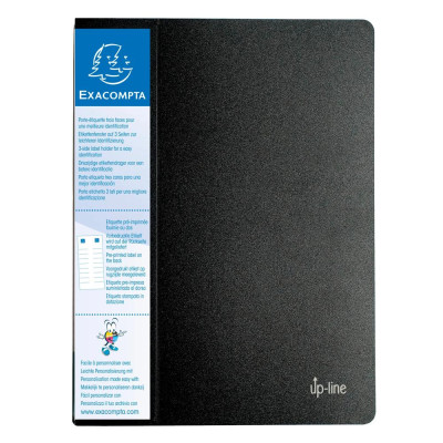 Porte vues A4 80vues UP-LINE Opaque noir