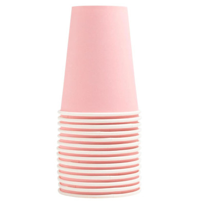 15 Gobelets carton 20cl Rose