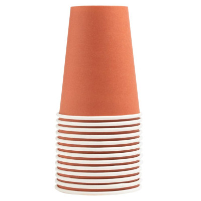 15 Gobelets carton 20cl Terracotta