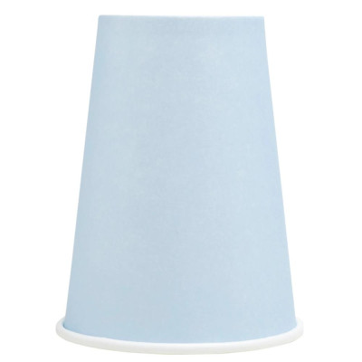 15 Gobelets carton 20cl Bleu ciel