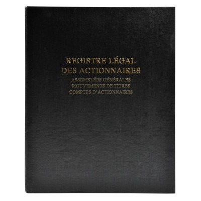 REGISTRE DES ACTIONNAIRES 100 FEUILLETS