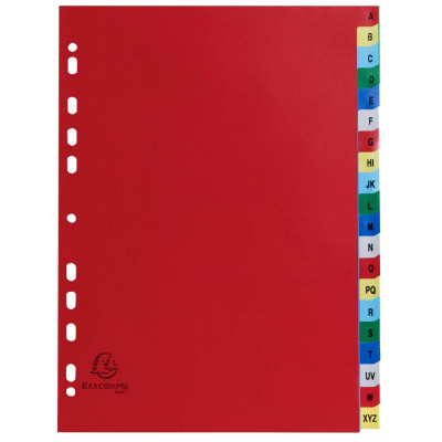 Intercal.A4 Alpha A-Z 20 PP coul.+ index