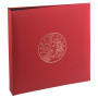 ALBUM  PIECES 24,5X25 Bordeaux