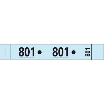 CARNET 50 TICKETS VESTIAIRES - BLEU