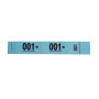 CARNET 50 TICKETS VESTIAIRES - BLEU