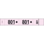 CARNET 50 TICKETS VESTIAIRES - ROSE