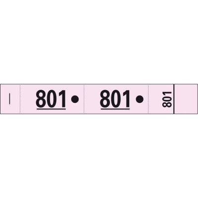 CARNET 50 TICKETS VESTIAIRES - ROSE