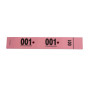 CARNET 50 TICKETS VESTIAIRES - ROSE