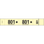 CARNET 50 TICKETS VESTIAIRES - JAUNE