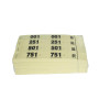 CARNET 50 TICKETS VESTIAIRES - JAUNE