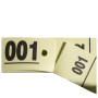 CARNET 50 TICKETS VESTIAIRES - JAUNE
