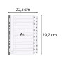Intercal.carte blanche A4 12 Pos.1-12