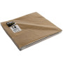 16 Serviettes OUATE 33x33cm Or