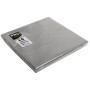 16 Serviettes OUATE 33x33cm Argent