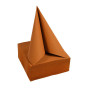 50 Serv.OUATE micro-gauf.20X20 Terracotta