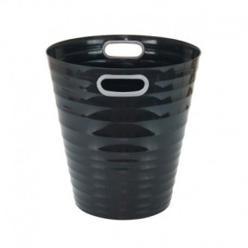 Poubelle, corbeille papier avec poignés 12,5 litres noir