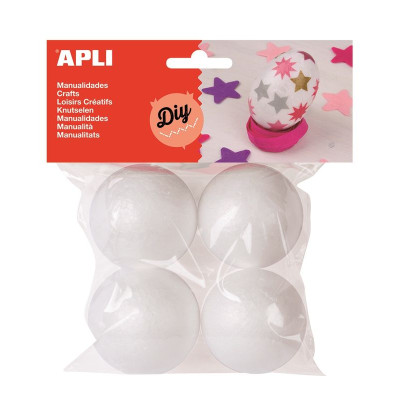 SACH 4 BOULES  POLYSTYRENE D45MM