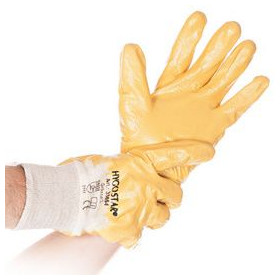 GANTS NITRIL GRIP JAUNE Taille M