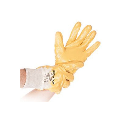 GANTS NITRIL GRIP JAUNE Taille M