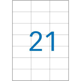 Boite 2100 Etiquettes ETIBOX    70X42,4