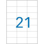 Boite 2100 Etiquettes ETIBOX    70X42,4
