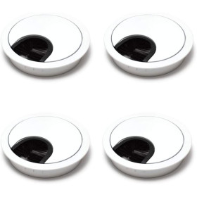 Passe Câbles Fil Rond Ø60mm metal blanc
