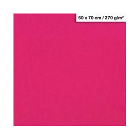 1F couleur Maya 50x70cm 270g rose fuchsia