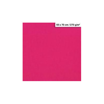 1F couleur Maya 50x70cm 270g rose fuchsia