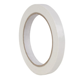 Ruban adhésif pour fermuture de SAC Blanc PVC 12x66