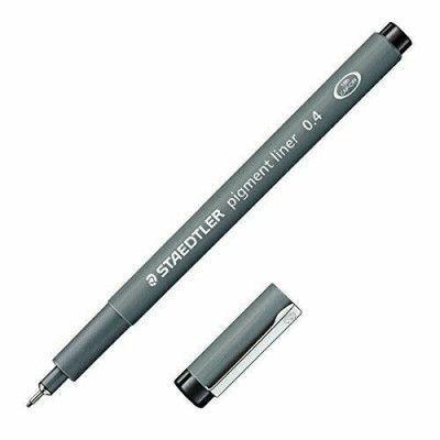STAEDTLER Feutre à pigment, noir, largeur du tracé: 0,4 mm 308 04-9