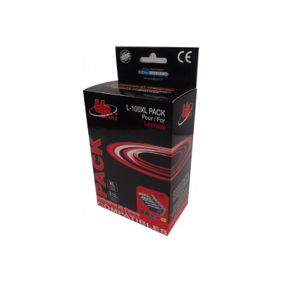 PACK LEXMARK PRO205/805/905-N°100XL (2BK+C+M+Y) UP
