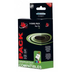 Pack de 4 cartouches pour HP 364 BK+C+M+J