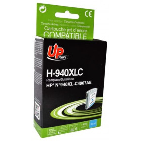 Cartouche pour HP 940xl Cyan Uprint - 11403
