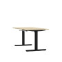 Bureau reglable hauteur axel rect. l160xp80 cm- ep25 mm ma - structure sg - syst
