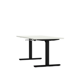 Bureau reglable hauteur axel rect. l160xp80 cm- ep25 mm mg - structure sg - syst