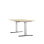 Bureau reglable hauteur axel rect. l160xp80 cm- ep25 mm ma - structure z4 - syst