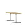Bureau reglable hauteur axel rect. l160xp80 cm- ep25 mm ri - structure z4 - syst