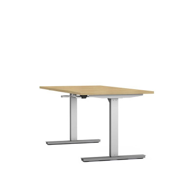 Bureau reglable hauteur axel rect. l160xp80 cm- ep25 mm ri - structure z4 - syst