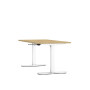 Bureau reglable hauteur axel rect. l160xp80 cm- ep25 mm ri - structure so - syst
