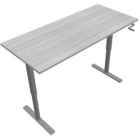 Bureau reglable hauteur axel rect. l180xp80 cm- ep25 mm  - structure  - syst.man