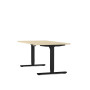 Bureau reglable hauteur electrique axel rect. l140xp80 cm- ep25 mm ma - structur