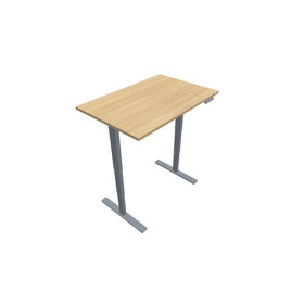 Bureau reglable hauteur electrique axel rect. l120xp80 cm- ep25 mm -syst.motoris