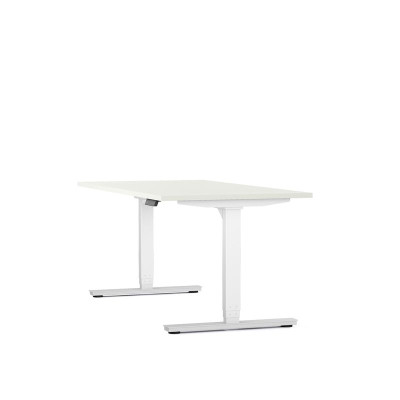 Bureau reglable hauteur electrique axel rect. l140xp80 cm- ep25 mm mg - structur