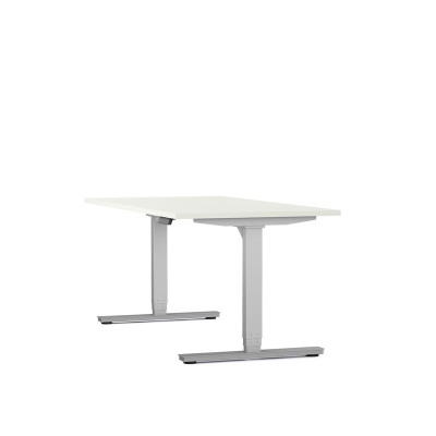 Bureau reglable hauteur electrique axel rect. l140xp80 cm- ep25 mm mg - structur