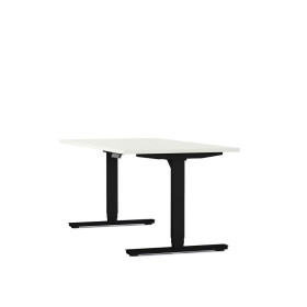 Bureau reglable hauteur electrique axel rect. l160xp80 cm- ep25 mm mg - structur