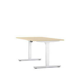 Bureau reglable hauteur electrique axel rect. l160xp80 cm- ep25 mm ma - structur