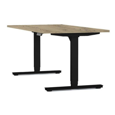 Bureau reglable hauteur electriq axel rect. l180xp80 cm- ep25 mm  - structure  -