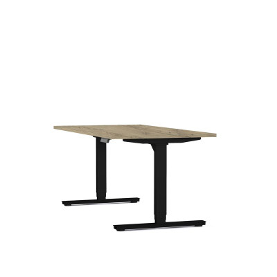 Bureau reglable hauteur electriq axel rect. l160xp80 cm- ep25 mm  - structure  -