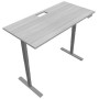 Bureau reglable hauteur electrique axel rect. l160xp80 cm- ep25 mm mg structure
